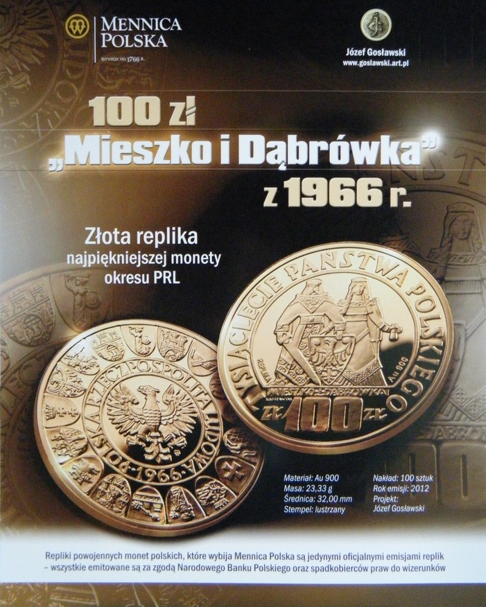 Mieszko i Dobrawa - promocja repliki